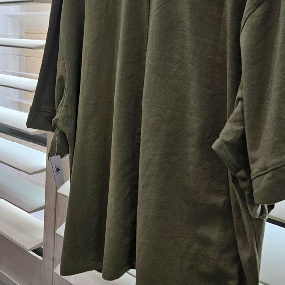 Disney SS Shirt Minnie Mouse Women's XL Cotton/Polyester Olive Green Pink Bow - Picture 8 of 16